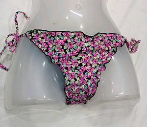 ❤️‍🔥 Floral Print Tie-Side Bikini Bottoms