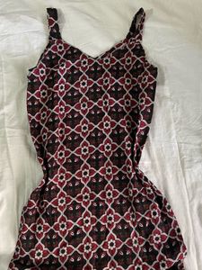 Stylish Patterned Mini Dress