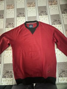 Mast &amp; Harbour Men's Burgundy Sweatshirt