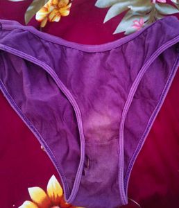 Purple Cotton Briefs