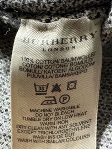 Burberry Check Knit Sweater Men’s
