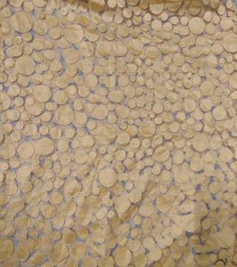 Peach Net Dress Material
