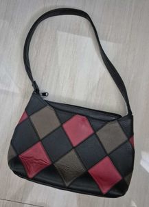 Vintage genuine leather shoulder bag