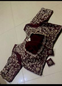 handwork blouse and potli bag combo