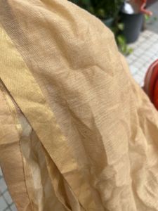 Orange and light golden long Dupattas
