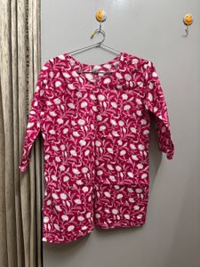 Floral Print Pure Cotton Coord Set