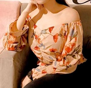 Floral Smocked Crop Top
