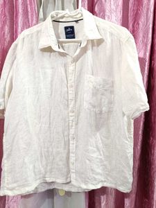 Men's White Short Sleeve Shirt