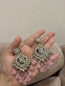 Exquisite Pink Drop Earrings