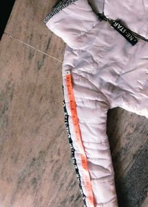 Stylish White Jacket for girls like new no damages