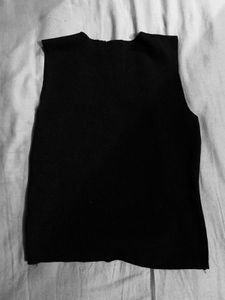 Knit half sleeve Tank Top