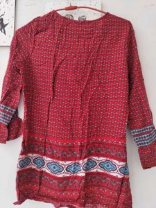 Brand New Femini Tops Combo 🌸 Red Boho &amp; Pink Pol