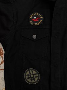 Originals Black varsity inspired denim jacket