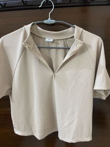 Ribbed Half-Zip Top | Minimal Everyday Wear