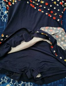 Cute Cherry Print Swimsuit