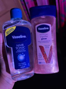 Vaseline Hair Tonic & Body Oil Bundle