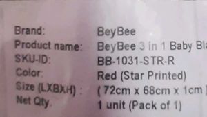 Cozy Star Print Baby Swaddle Blanket