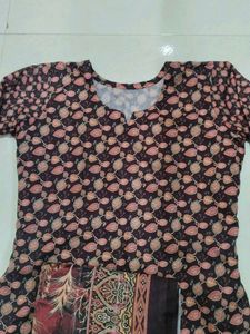Printed Kurta Set with Dupatta