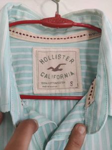 Hollister Striped Button-Up Shirt