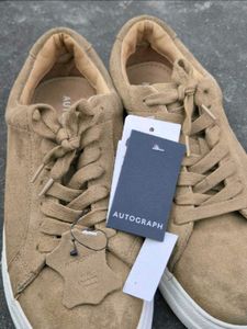 M&amp;S Autograph Suede Lace-Up Sneakers