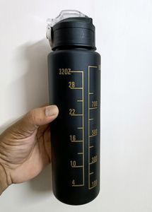 Motivation Bottle 900ml  Black Print