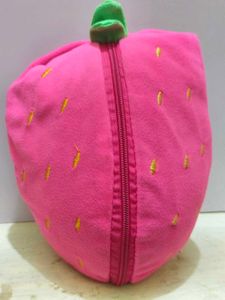 Cute Bunny Plush Toy with Strawberry Hat