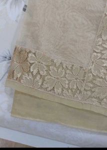 Elegant organza saree