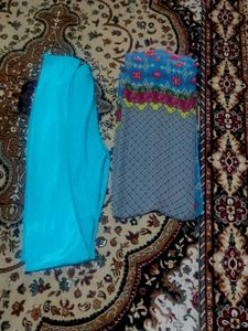 Beautiful Blue Kurta with Intricate Print