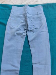 High Waisted Light Blue Jeans