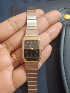 Vintage Omax Dual-Tone Quartz Watch