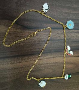 Cute Panda & Penguin Charm Necklace