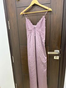 Satin Lace Nightgown with robe