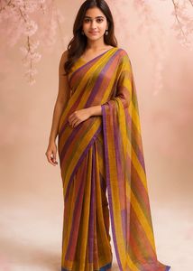Striped Saree