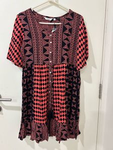 Bohemian Print Short Dress/Kurta - Max Brand