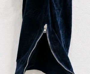 Turkey imported Velvet Hoodie Dress