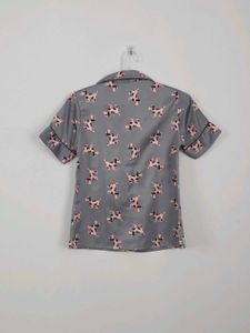 Cute Doggy Print Pajama Set