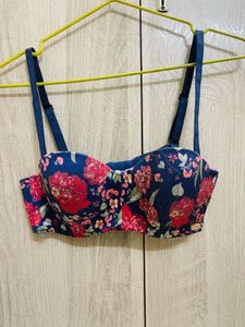 Enamore Floral Print Bra