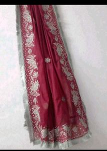 Exquisite Embroidered Kurta Neckline