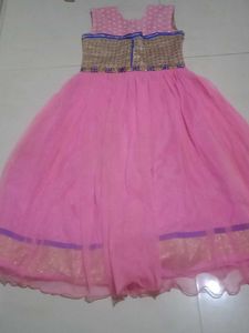 Beautiful Pink Ethnic Gown