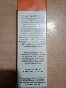 Biotique Morning Nectar Sun Protect Moisturizer