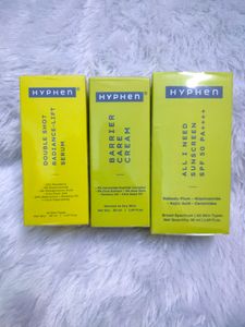 Hyphen Skincare Kit  Serum/ Moisturizer/ Sunscreen