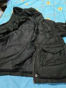 Black Padded Winter Jacket