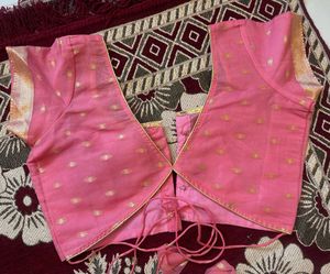 Elegant Pink Silk Blouse