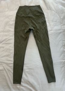 UNIQLO High Waisted Olive Green Leggings