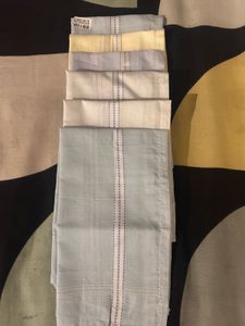 Men’s cotton handkerchief- set of 6(new)