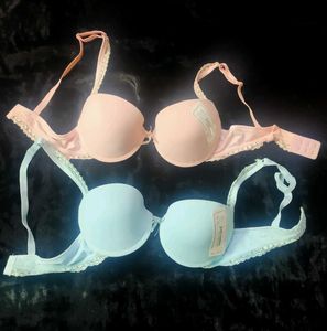 Sexy Pink&amp; Blue Bra Combo