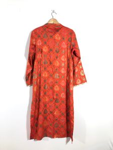 Orange Printed Kurta(Women’s)