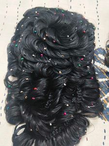 2 juda wigs brown and black