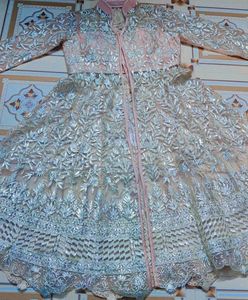 Elegant gotapatti Gown with lahenga nd dupatta