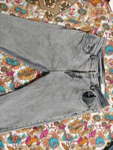 Grey Wash Denim Jeans